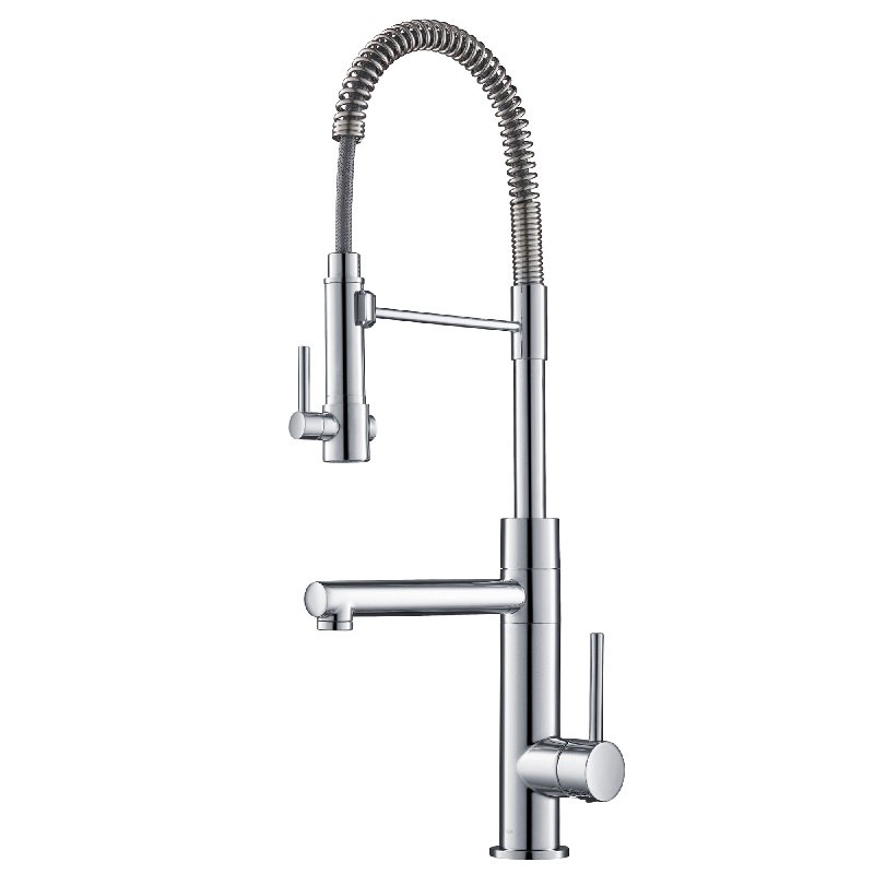 KRAUS KPF-1603 ARTEC PRO 2-FUNCTION COMMERCIAL STYLE PRE-RINSE KITCHEN FAUCET WITH PULL-DOWN SPRING SPOUT AND POT FILLER