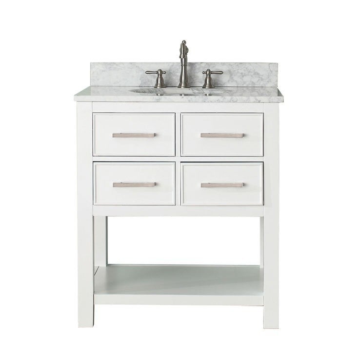 AVANITY BROOKS-V30-WT BROOKS 30 INCH VANITY ONLY