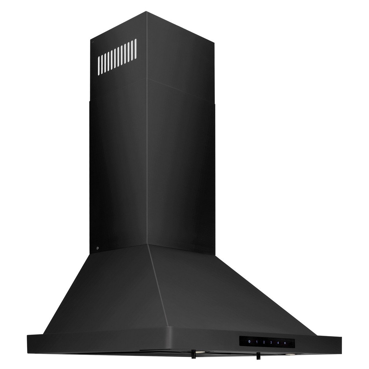 ZLINE BSKBN-36 36 X 10 1/2 INCH CONVERTIBLE VENT WALL MOUNT RANGE HOOD IN BLACK STAINLESS STEEL