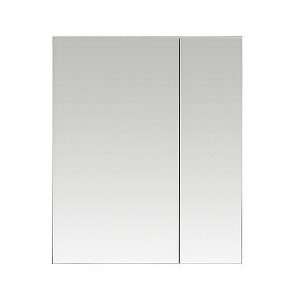 AQUADOM R-3636E ROYALE 36 X 36 INCH 2-DOORS RECESSED OR SURFACE MOUNTED LED MIRROR MEDICINE CABINET
