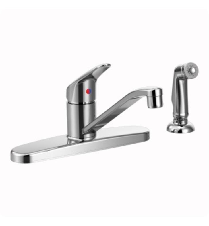 MOEN CA40514 CORNERSTONE SINGLE HANDLE DECK MOUNTED KITCHEN FAUCET WITH SIDE SPRAY