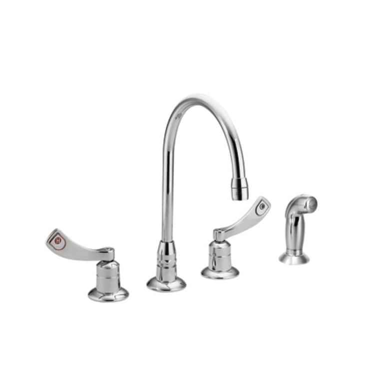 MOEN 8244 M-DURA COMMERCIAL KITCHEN FAUCET WITH SIDE SPRAY