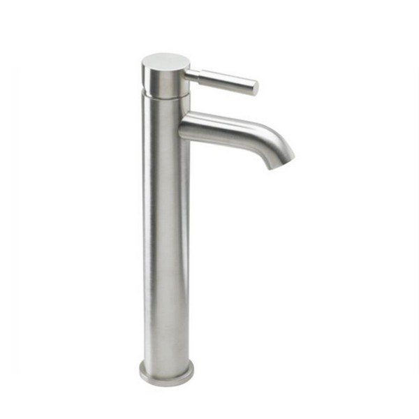 EVIVA EVFT297BN RAMO VESSEL MOUNT SINGLE HOLE ONE HANDLE BATHROOM FAUCET IN BRUSHED NICKEL