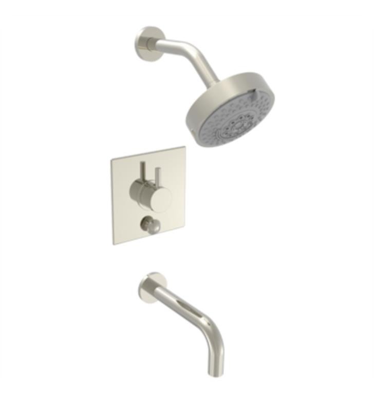 PHYLRICH 230S-29 BASIC II WALL MOUNT PRESSURE BALANCE TUB AND SHOWER SET WITH LEVER HANDLE