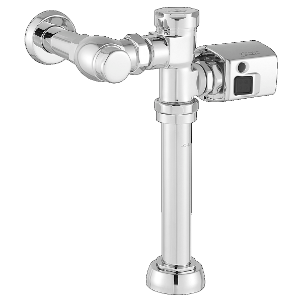 AMERICAN STANDARD 6047SM.111.002 MANUAL TOILET FLUSH VALVE WITH SIDE-MOUNT OPERATOR IN POLISHED CHROME, 1.1 GPF