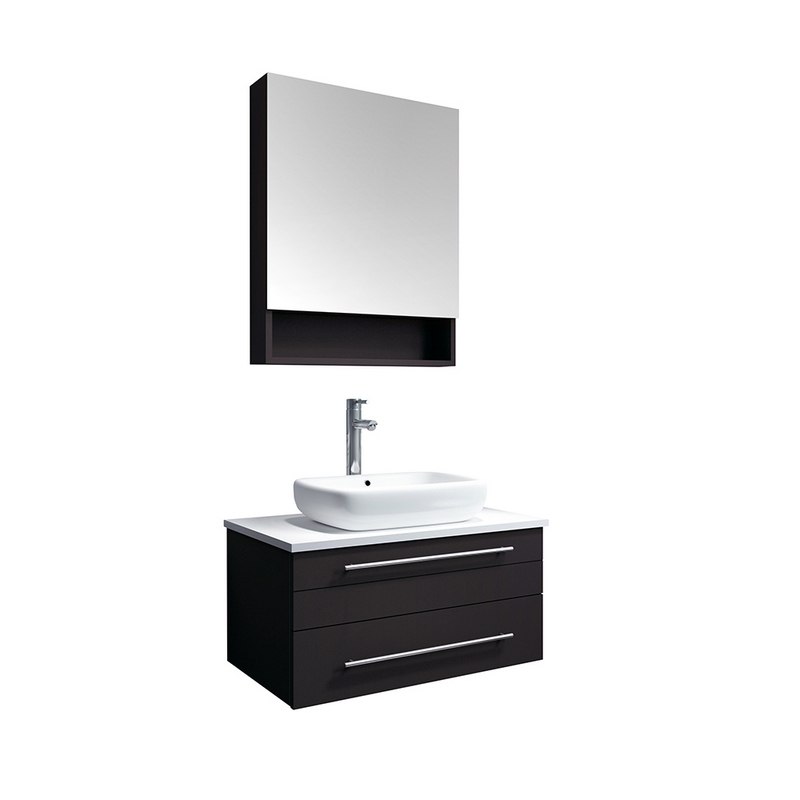 Fresca Fvn6130es Vsl Lucera 30 Inch, 30 Vanity Cabinet For Vessel Sink