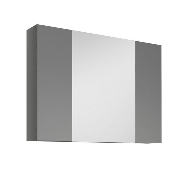 FRESCA FMC6183GR 32 INCH GRAY MEDICINE CABINET WITH 3 DOORS