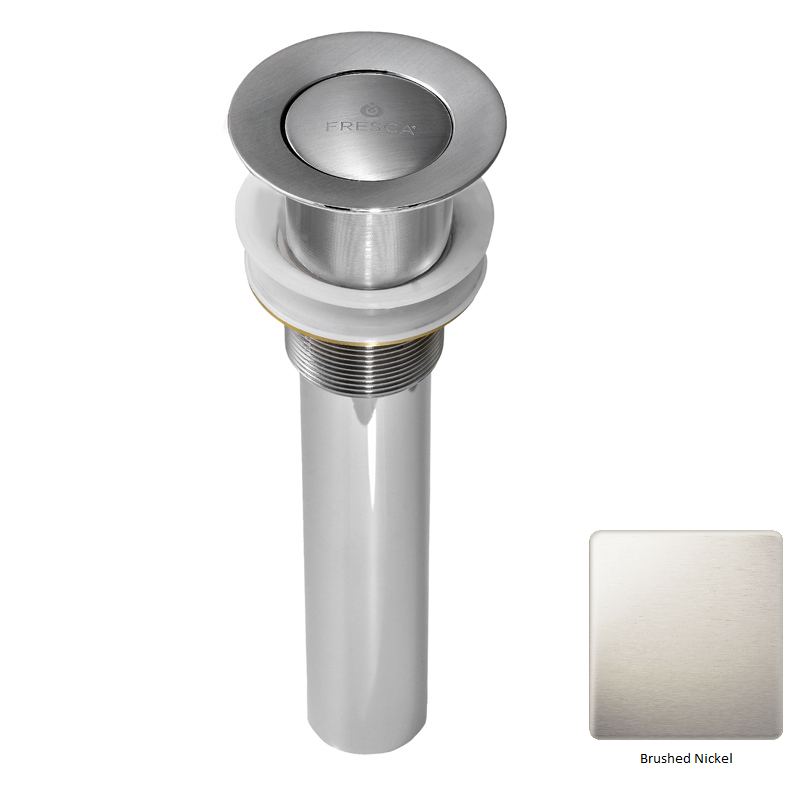 FRESCA FPU1240BN POP-UP DRAIN ASSEMBLY WITHOUT OVERFLOW IN BRUSHED NICKEL
