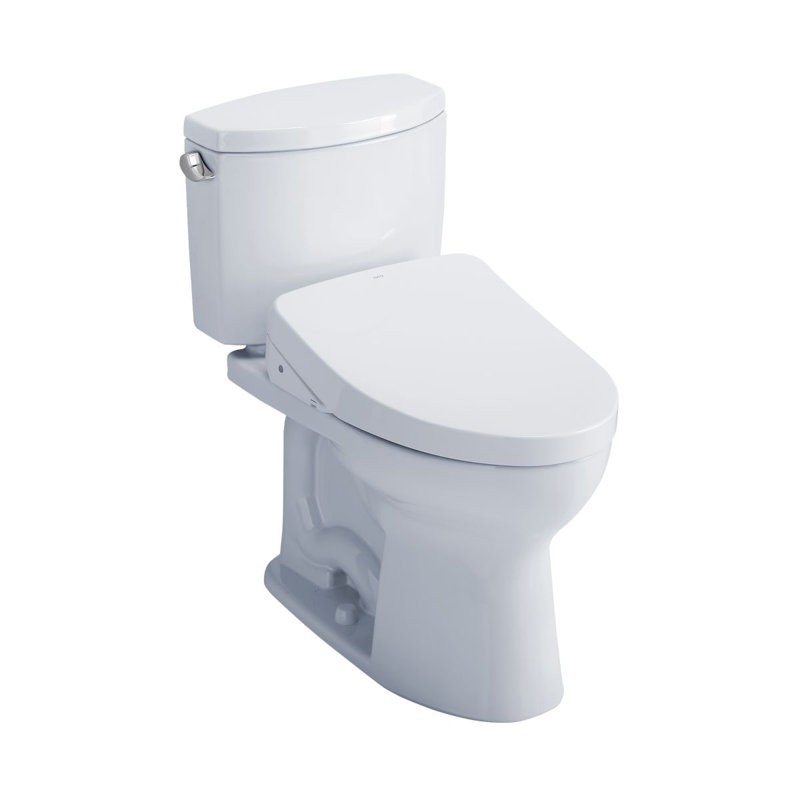 TOTO MW4543056CEF#01 WASHLET 1.28 GPF FLOOR MOUNTED ELONGATED TWO-PIECE TOILET WITH SEAT