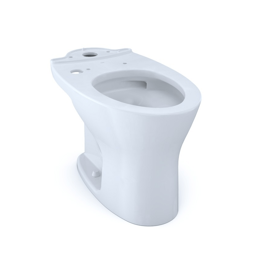 TOTO CT746CUFGT40#01 DRAKE DUAL FLUSH ELONGATED UNIVERSAL HEIGHT TOILET BOWL WITH CEFIONTECT, WASHLET+ READY IN COTTON WHITE