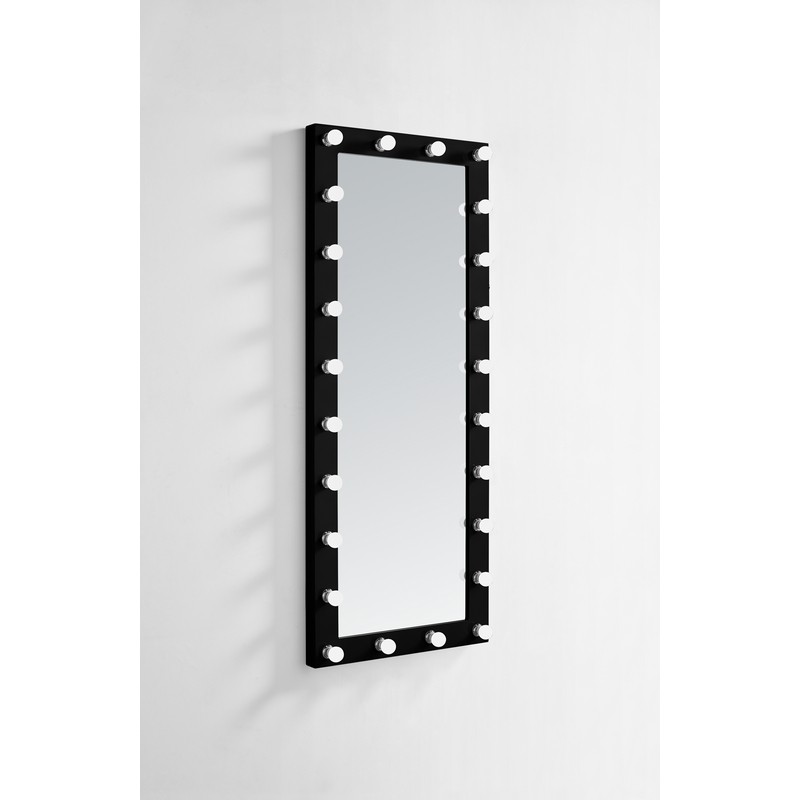 PARIS MIRRORS HDRESS7028 DIMMABLE 70 X 28 INCH HOLLYWOOD DRESSING MIRROR LED BULBS