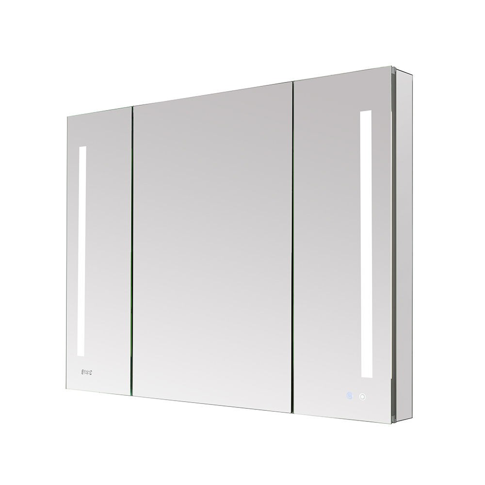 AQUADOM SR3-3630-N SIGNATURE ROYALE 36 X 30 INCH RECESSED OR SURFACE MOUNTED LED MEDICINE CABINET WITH DEFOGGER, DIMMER, CLOCK, LED 3X MAKEUP MIRROR, OUTLETS AND USBS