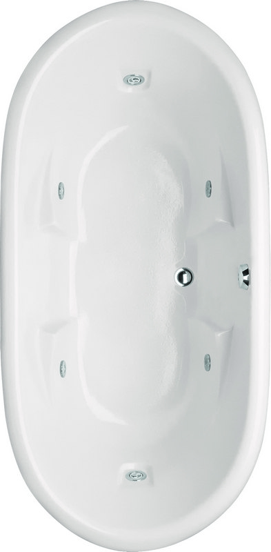 HYDRO SYSTEMS AIM7236AWP DESIGNER COLLECTION AIMEE 72 X 36 INCH ACRYLIC DROP-IN BATHTUB WITH WHIRLPOOL SYSTEM