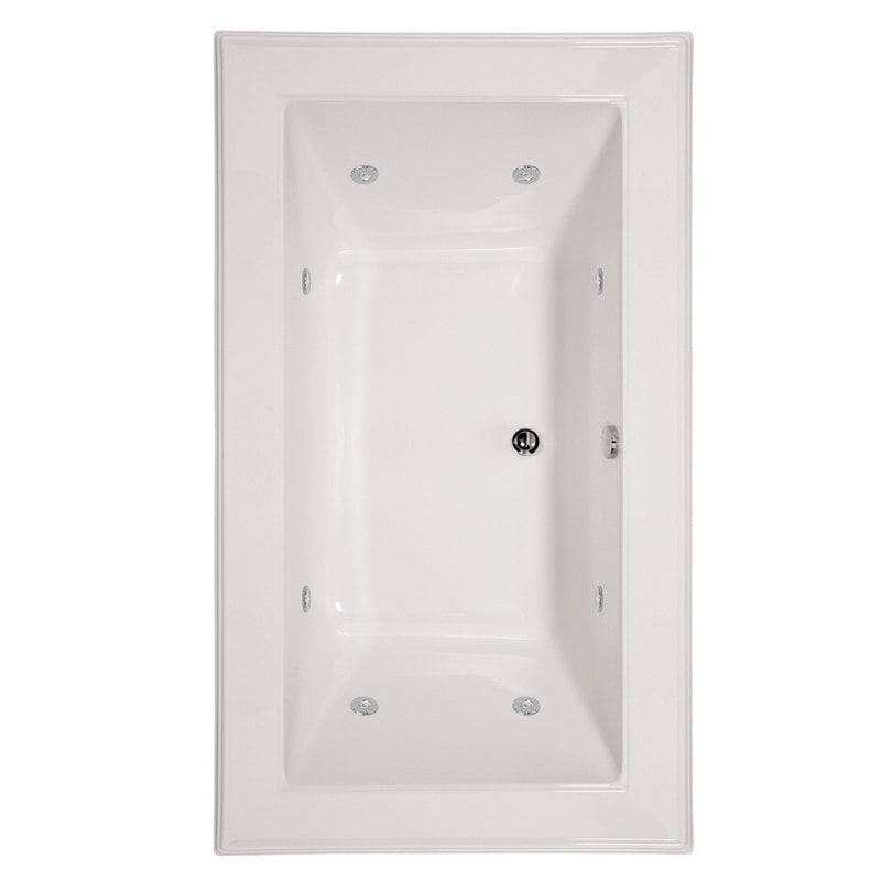 HYDRO SYSTEMS ANG6642ACO DESIGNER COLLECTION ANGEL 66 X 42 INCH ACRYLIC DROP-IN BATHTUB WITH COMBO SYSTEM