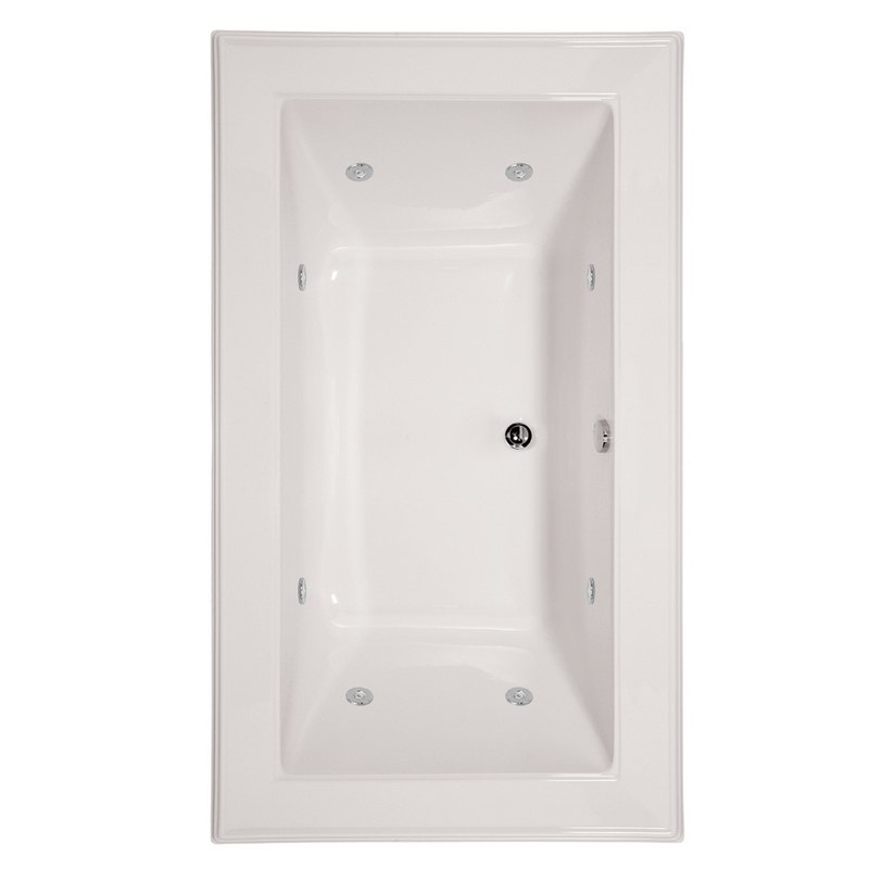 HYDRO SYSTEMS ANG7242ACO DESIGNER COLLECTION ANGEL 72 X 42 INCH ACRYLIC DROP-IN BATHTUB WITH COMBO SYSTEM