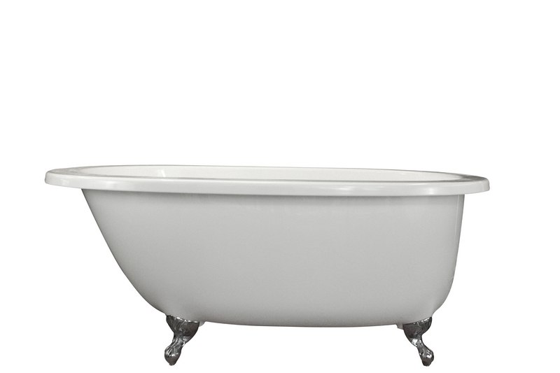 HYDRO SYSTEMS ANN6536STOF STON COLLECTION ANNETTE 65 X 36 INCH HYDROLUXE SS FREESTANDING CLAWFOOT BATHTUB