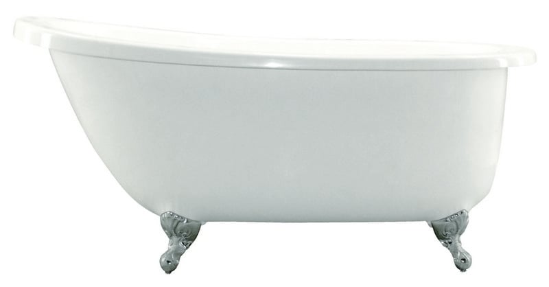 HYDRO SYSTEMS ANN6536STOS STON COLLECTION ANNETTE 65 X 36 INCH HYDROLUXE SS FREESTANDING CLAWFOOT BATHTUB