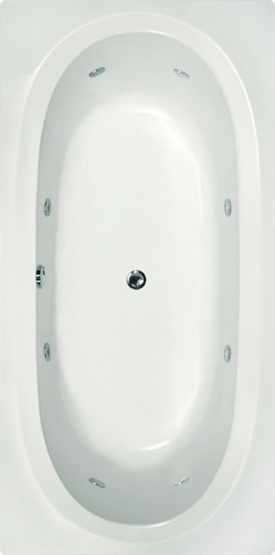 HYDRO SYSTEMS CAR7236GCO DESIGNER COLLECTION CARIBE 72 X 36 INCH GEL COAT DROP-IN BATHTUB WITH COMBO SYSTEM