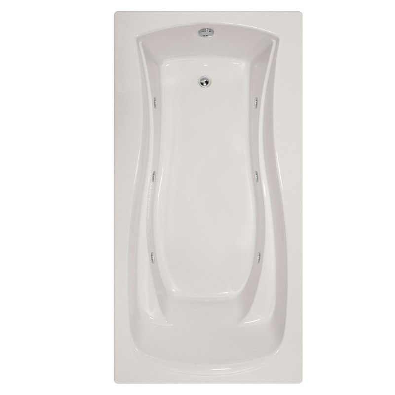 HYDRO SYSTEMS CHA7236AWP DESIGNER COLLECTION CHARLOTTE 72 X 36 INCH ACRYLIC DROP-IN BATHTUB WITH WHIRLPOOL SYSTEM