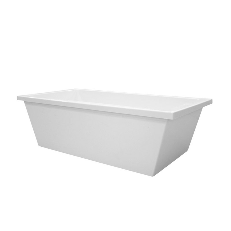 HYDRO SYSTEMS CHE6636ATA DESIGNER COLLECTION CHEYENNE, 66 X 36 INCH ACRYLIC FREESTANDING BATHTUB WITH THERMAL AIR SYSTEM