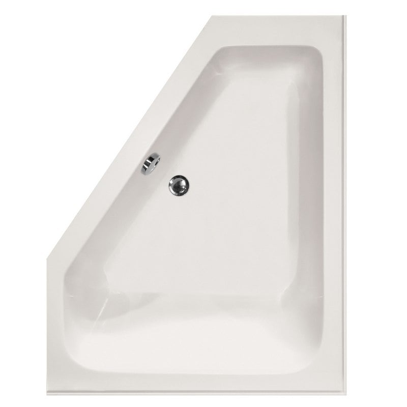 HYDRO SYSTEMS COU6048ACO-LH DESIGNER COLLECTION COURTNEY 60 X 48 INCH ACRYLIC CORNER MOUNT BATHTUB WITH COMBO SYSTEM , LEFT HAND DRAIN