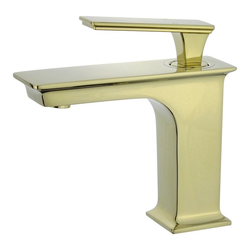MTD MTD-8132-GD QUEEN 6 INCH SINGLE HOLE SINGLE HANDLE BATHROOM FAUCET IN GOLD