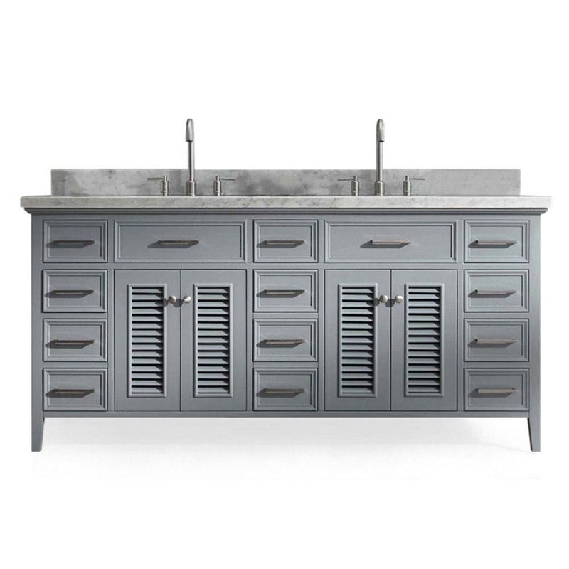 ARIEL D073D-VO KENSINGTON 73 INCH DOUBLE SINK VANITY