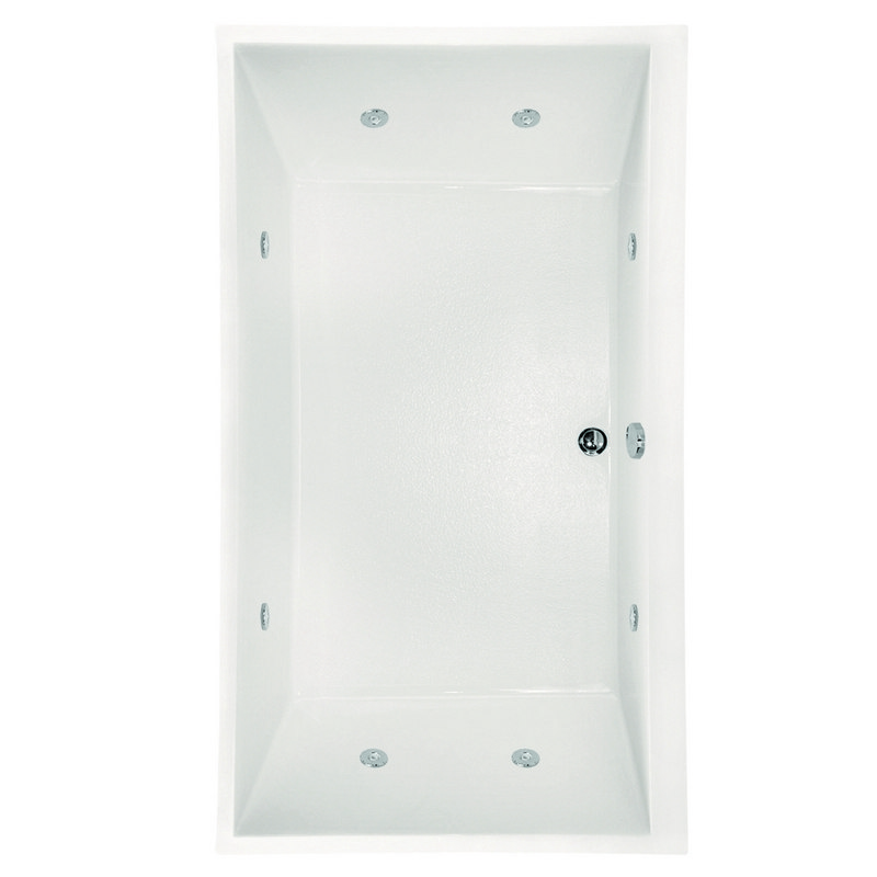 HYDRO SYSTEMS EIL8650AWP DESIGNER COLLECTION EILEEN 86 X 50 INCH ACRYLIC DROP-IN BATHTUB WITH WHIRLPOOL SYSTEM