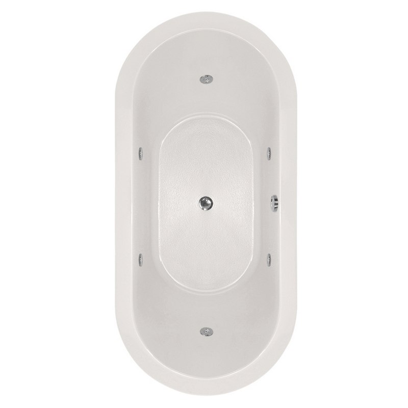 HYDRO SYSTEMS ELL6632ACO DESIGNER COLLECTION ELLE 66 X 32 INCH ACRYLIC DROP-IN BATHTUB WITH COMBO SYSTEM