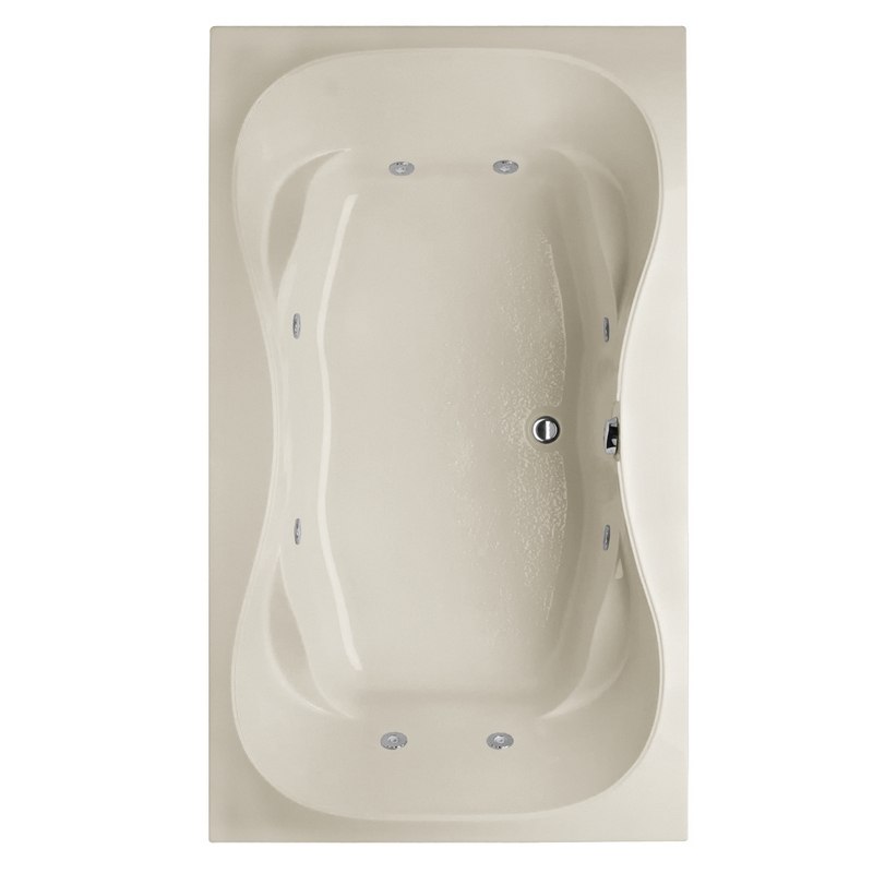 HYDRO SYSTEMS EVA7242ACO DESIGNER COLLECTION EVANSPORT 72 X 42 INCH ACRYLIC DROP-IN BATHTUB WITH COMBO SYSTEM