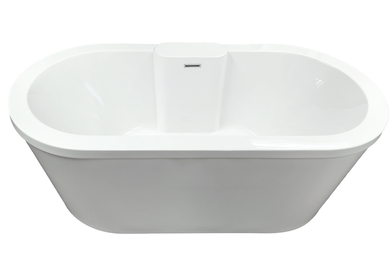 HYDRO SYSTEMS EVE6632ATA STUDIO COLLECTION EVELINE 66 X 32 INCH ACRYLIC FREESTANDING BATHTUB WITH THERMAL AIR SYSTEM