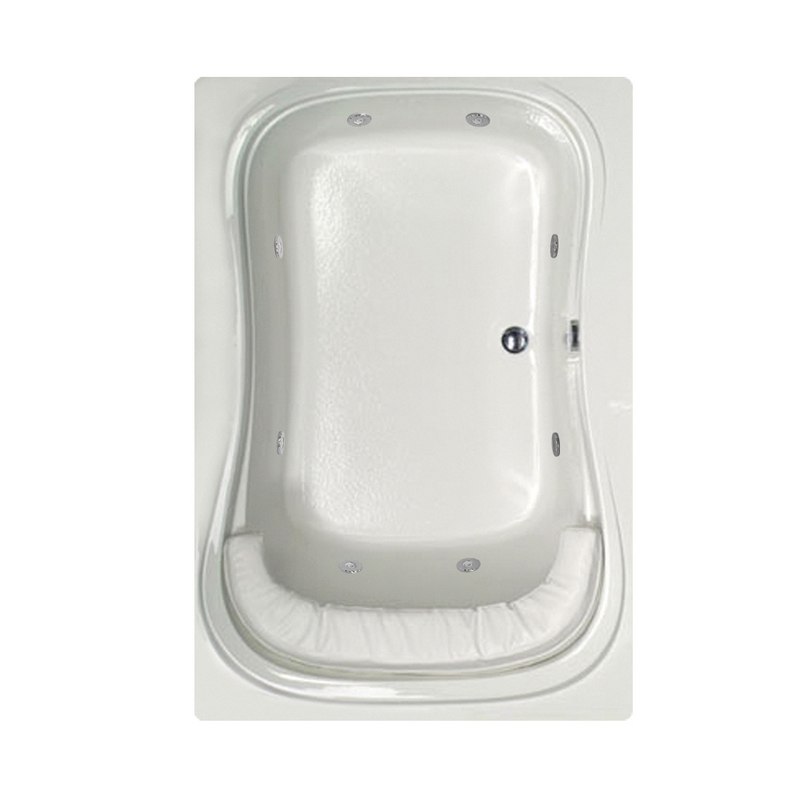 HYDRO SYSTEMS FAN6042AWP DESIGNER COLLECTION FANTASY 60 X 42 INCH ACRYLIC DROP-IN BATHTUB WITH WHIRLPOOL SYSTEM