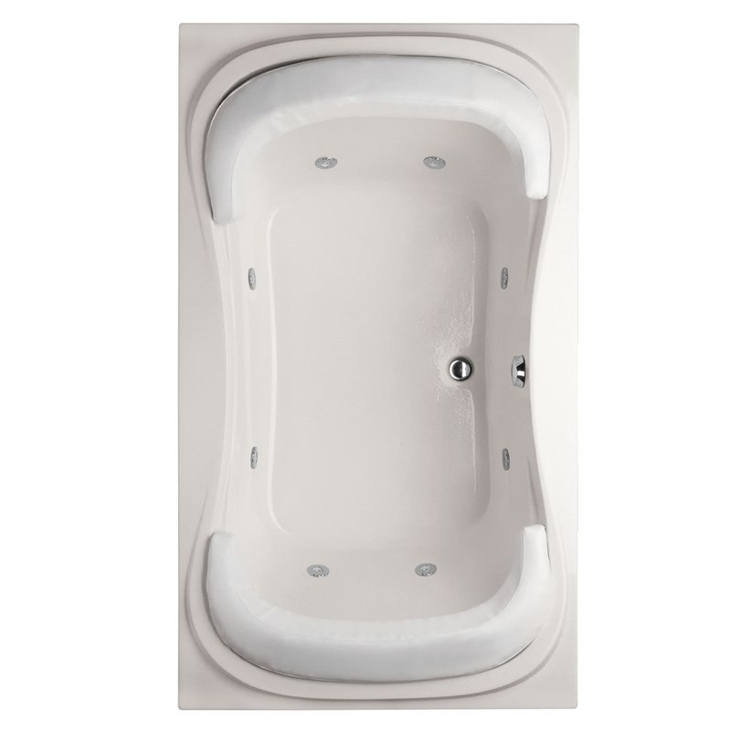 HYDRO SYSTEMS FAN7242ACO DESIGNER COLLECTION FANTASY 72 X 42 INCH ACRYLIC DROP-IN BATHTUB WITH COMBO SYSTEM