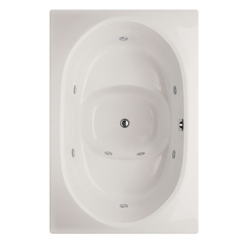 HYDRO SYSTEMS FUJ6040AWP DESIGNER COLLECTION FUJI 60 X 40 INCH ACRYLIC DROP-IN BATHTUB WITH WHIRLPOOL SYSTEM