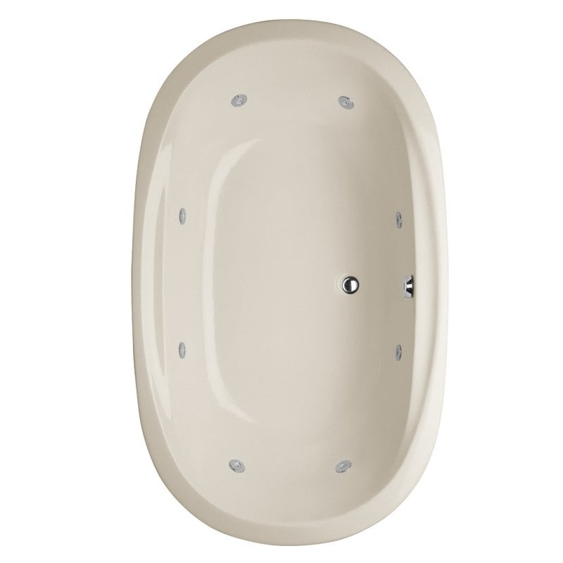 HYDRO SYSTEMS GAL6038ACO DESIGNER COLLECTION GALAXIE 60 X 38 INCH ACRYLIC DROP-IN BATHTUB WITH COMBO SYSTEM