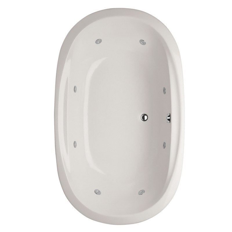 HYDRO SYSTEMS GAL6038AWP DESIGNER COLLECTION GALAXIE 60 X 38 INCH ACRYLIC DROP-IN BATHTUB WITH WHIRLPOOL SYSTEM
