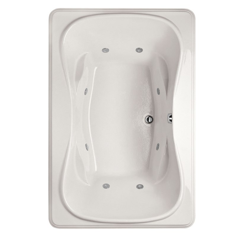 HYDRO SYSTEMS JEN7248ACO DESIGNER COLLECTION JENNIFER 72 X 48 INCH ACRYLIC DROP-IN BATHTUB WITH COMBO SYSTEM