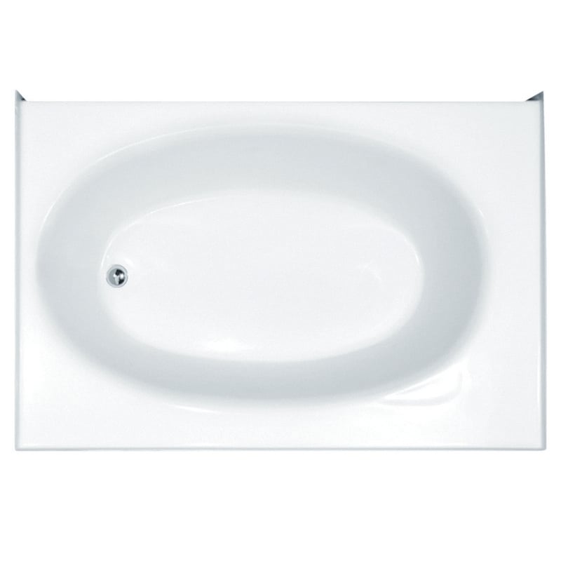 HYDRO SYSTEMS KON6015GTO-LH STUDIO COLLECTION KONA 60 X 42 INCH GEL COAT DROP-IN BATHTUB , LEFT HAND DRAIN