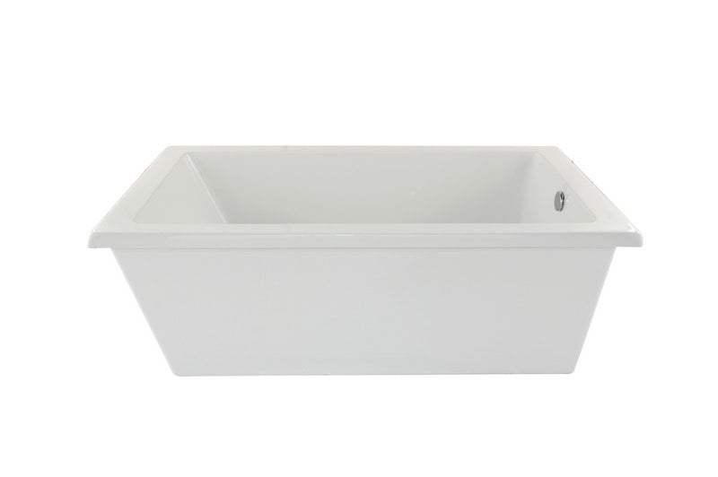 HYDRO SYSTEMS LUC7236ATO DESIGNER COLLECTION LUCY, 72 X 36 INCH ACRYLIC FREESTANDING BATHTUB