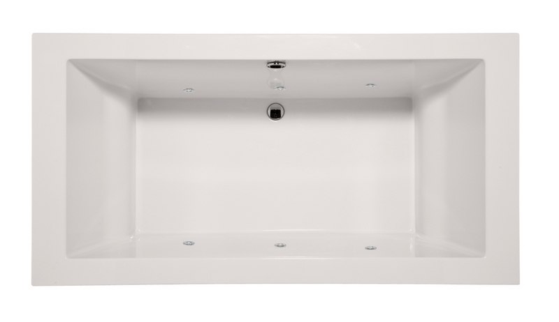 HYDRO SYSTEMS MEN7036AWP DESIGNER COLLECTION MELLENIE 70 X 36 INCH ACRYLIC DROP-IN BATHTUB WITH WHIRLPOOL SYSTEM