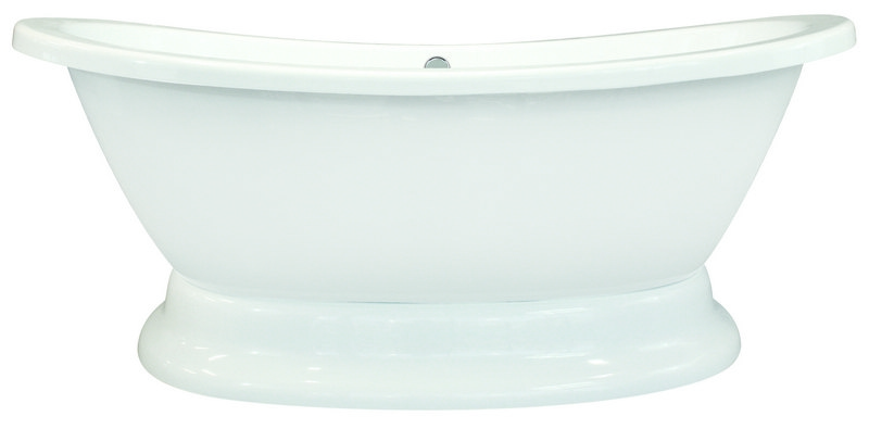 HYDRO SYSTEMS MIT7238STO STON COLLECTION MITRA 72 X 38 INCH HYDROLUXE SS FREESTANDING BATHTUB