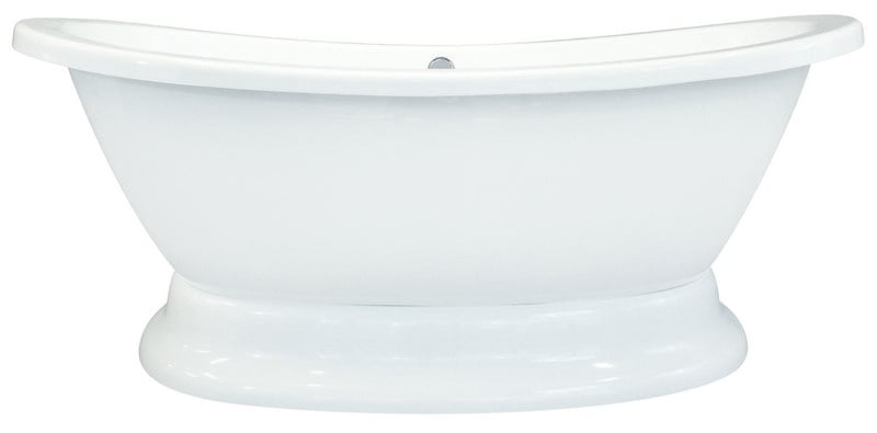 HYDRO SYSTEMS MIT7238STO STON COLLECTION MITRA 72 X 38 INCH HYDROLUXE SS FREESTANDING BATHTUB