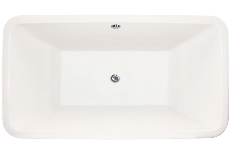 HYDRO SYSTEMS NAS6636ATA DESIGNER COLLECTION NATASHA 66 X 36 INCH ACRYLIC DROP-IN BATHTUB WITH THERMAL AIR SYSTEM