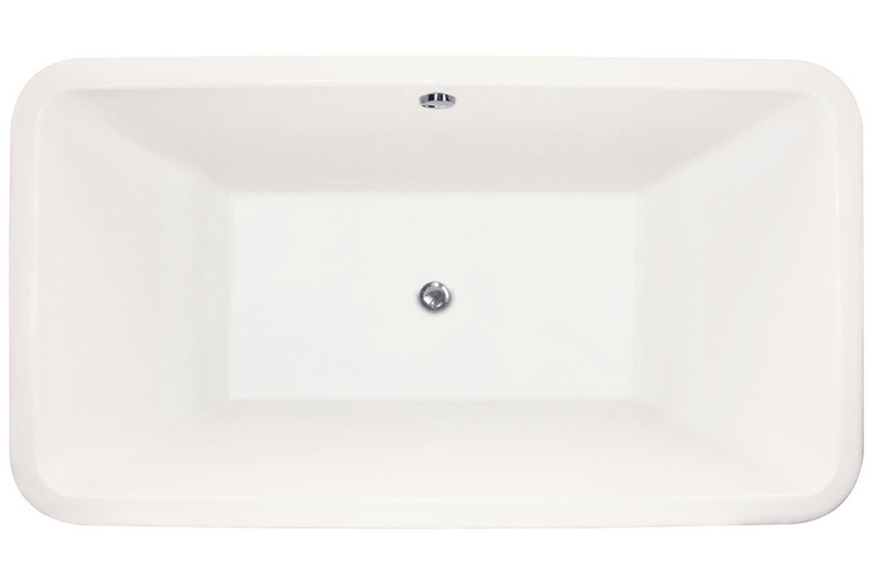 HYDRO SYSTEMS NAS6636ATO DESIGNER COLLECTION NATASHA 66 X 36 INCH ACRYLIC DROP-IN BATHTUB