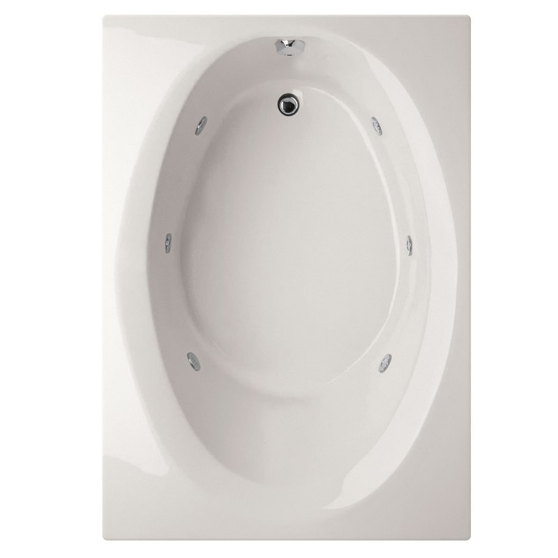 HYDRO SYSTEMS OVA6042AWP DESIGNER COLLECTION OVATION 60 X 42 INCH ACRYLIC DROP-IN BATHTUB WITH WHIRLPOOL SYSTEM