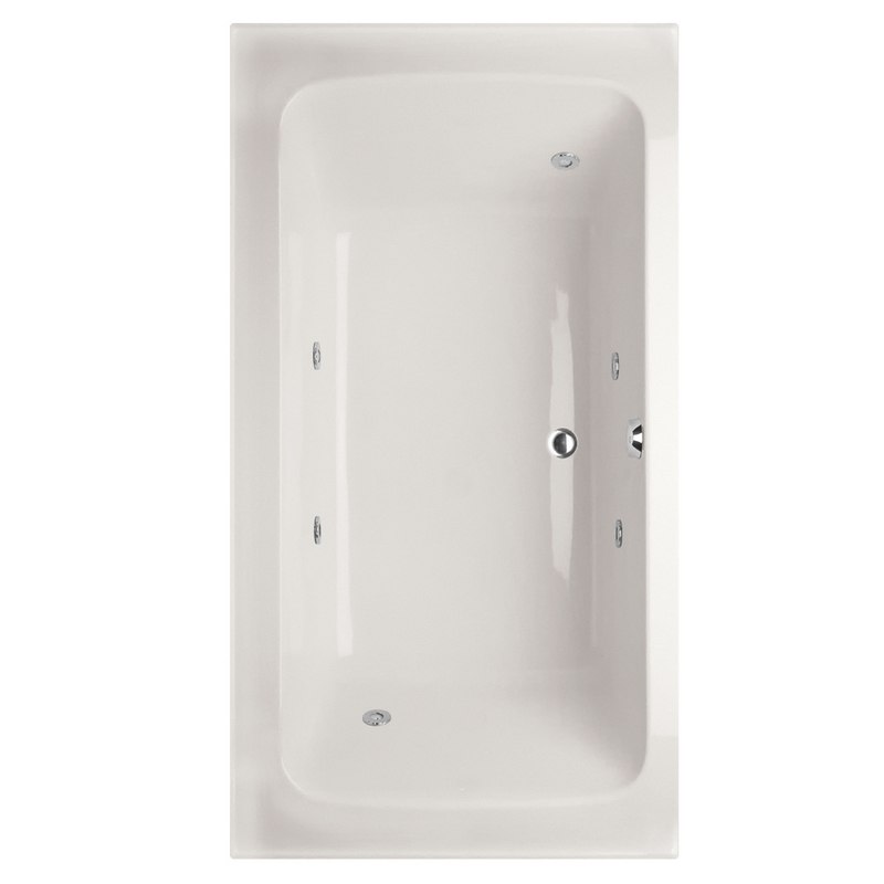 HYDRO SYSTEMS RAC6636AWP DESIGNER COLLECTION RACHAEL 66 X 36 INCH ACRYLIC DROP-IN BATHTUB WITH WHIRLPOOL SYSTEM