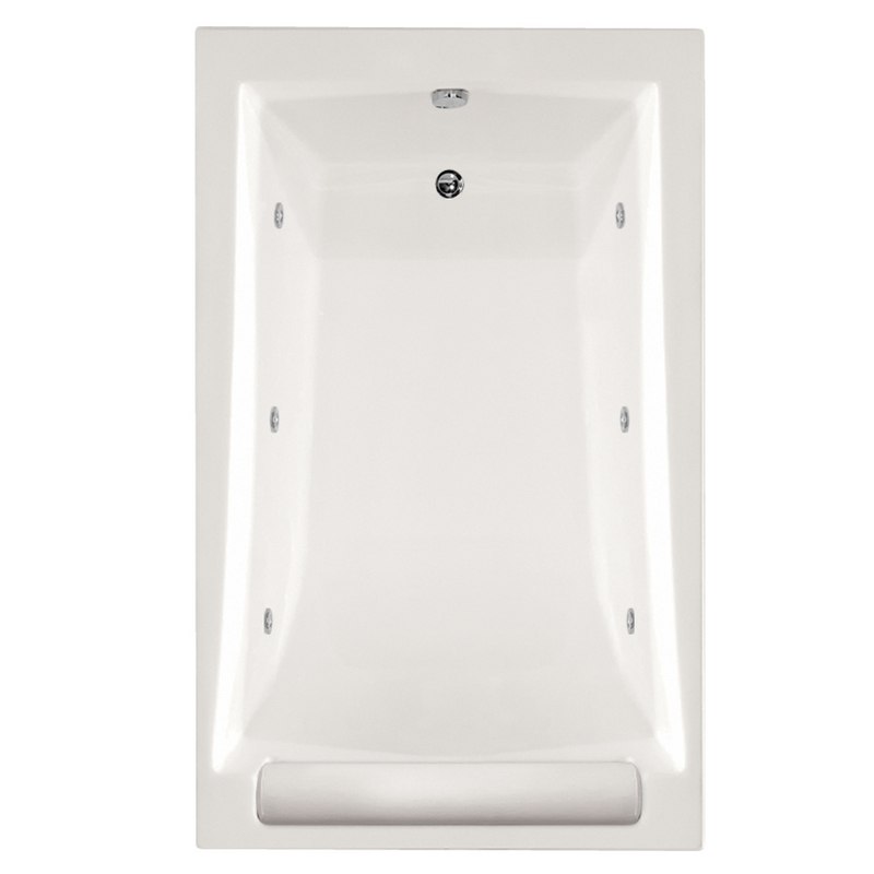 HYDRO SYSTEMS REG7043GCO DESIGNER COLLECTION REGAL 70 X 43 INCH GEL COAT DROP-IN BATHTUB WITH COMBO SYSTEM