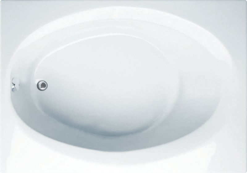 HYDRO SYSTEMS RUB6036STO STON COLLECTION RUBY 60 X 36 INCH HYDROLUXE SS DROP-IN BATHTUB