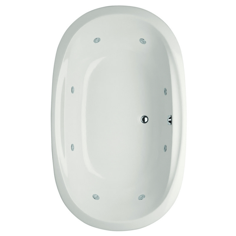 HYDRO SYSTEMS SDO6644AWP STUDIO COLLECTION STUDIO 66 X 44 INCH ACRYLIC DROP-IN BATHTUB WITH WHIRLPOOL SYSTEM