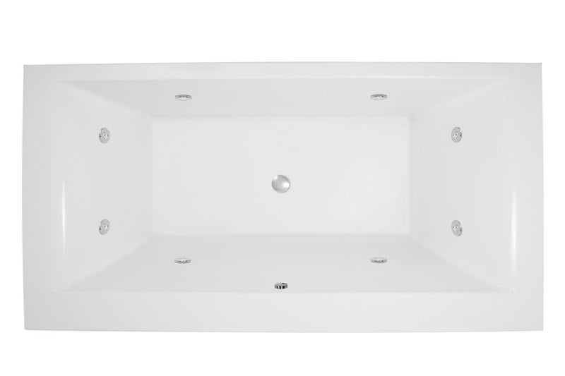 HYDRO SYSTEMS STE7036ACO DESIGNER COLLECTION STELLA 70 X 36 INCH ACRYLIC DROP-IN BATHTUB WITH COMBO SYSTEM